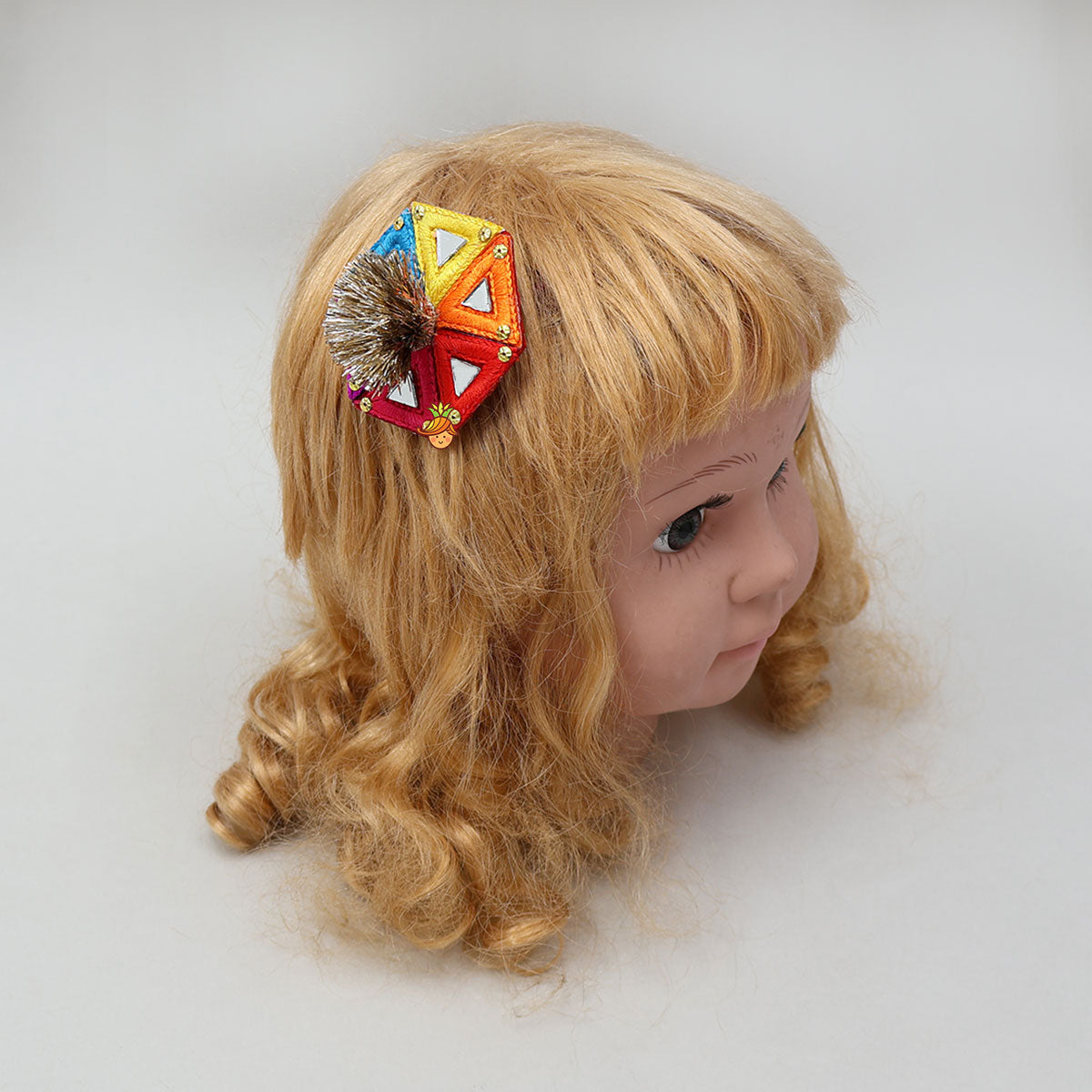 Mirror Work Festive Hair Clip