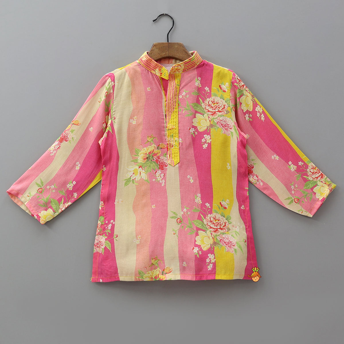 Classic Floral Printed Kurta And Pyjama