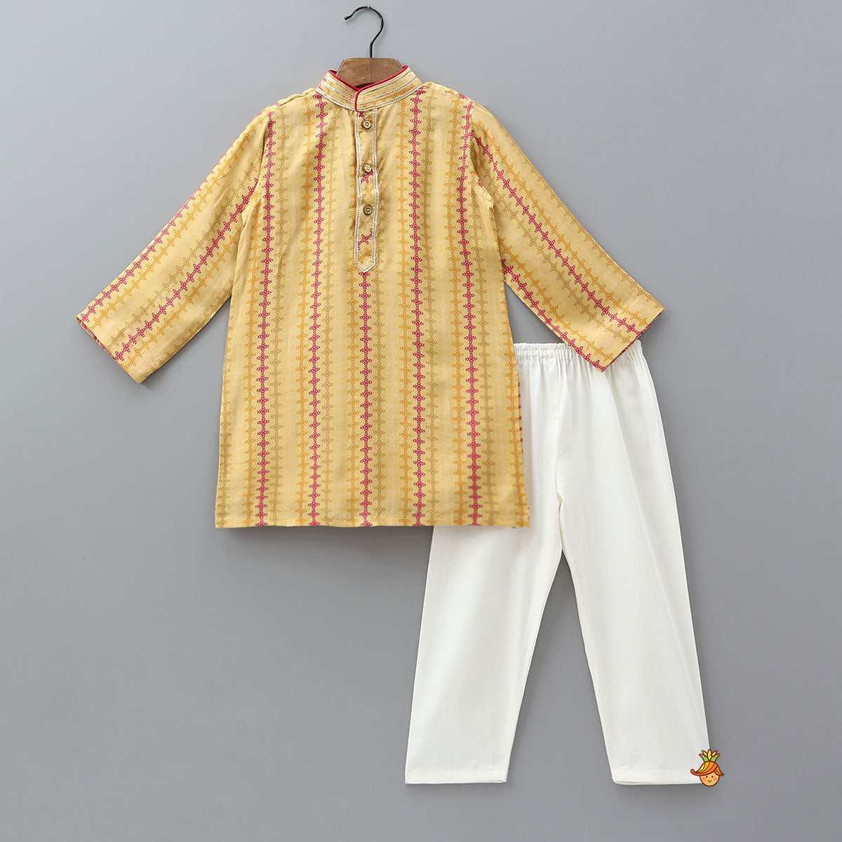 Printed Ethnic Kurta With Pyjama