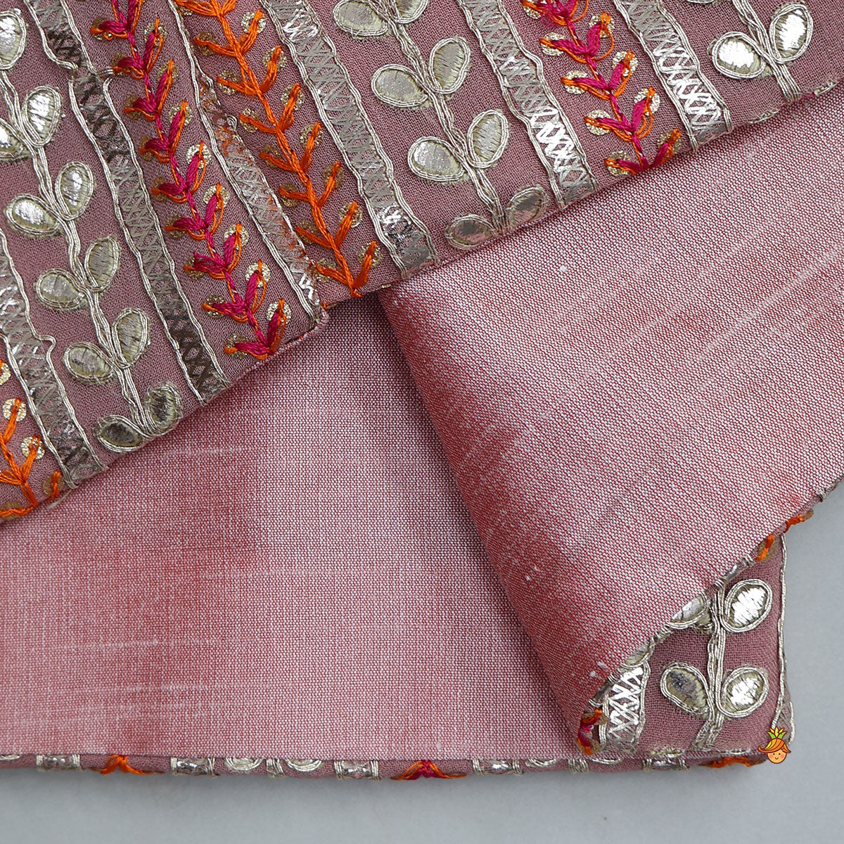 Front Placket Kurta With Heavy Embroidered Jacket And Pyjama