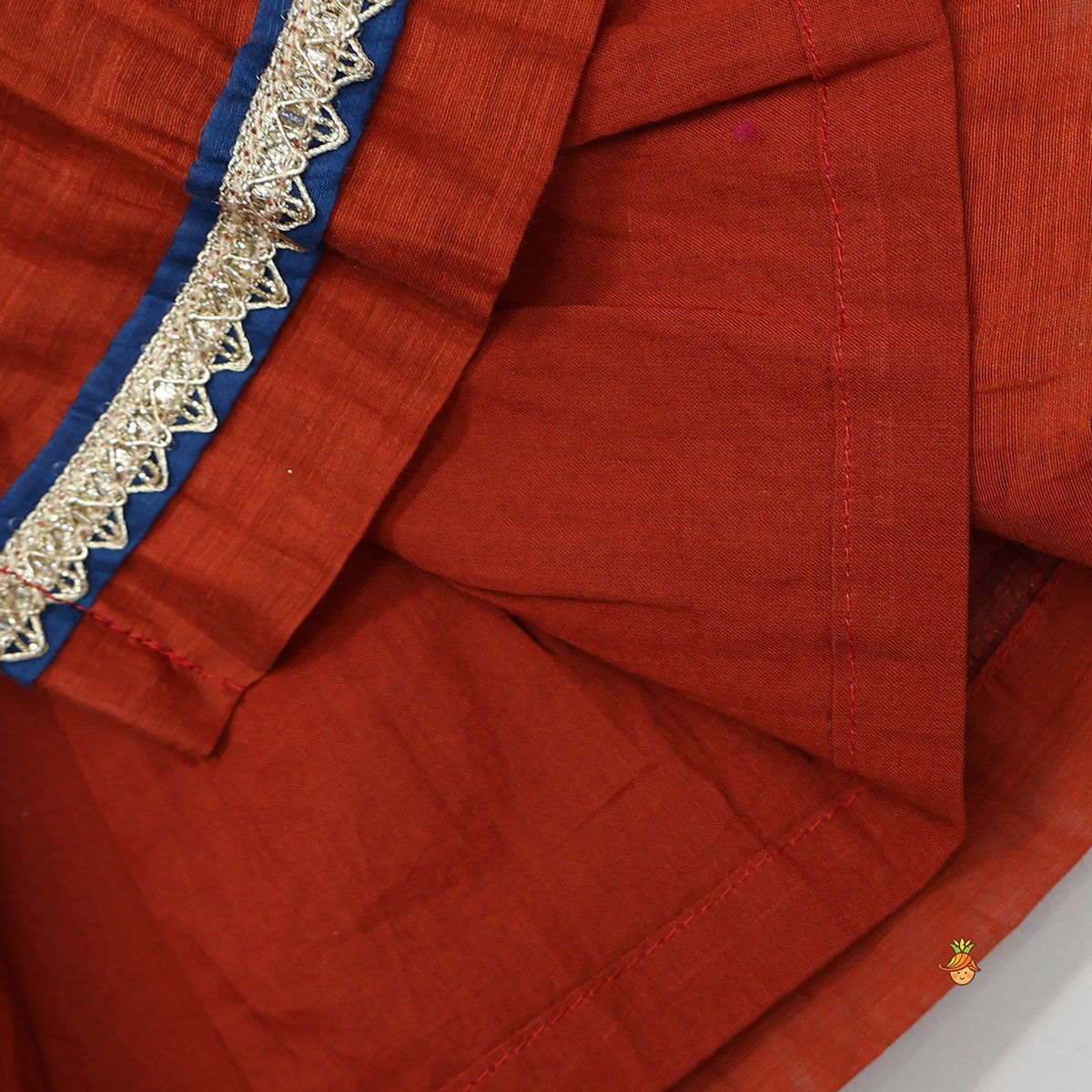 Yoke Embroidered Kurti And Sharara With Dupatta