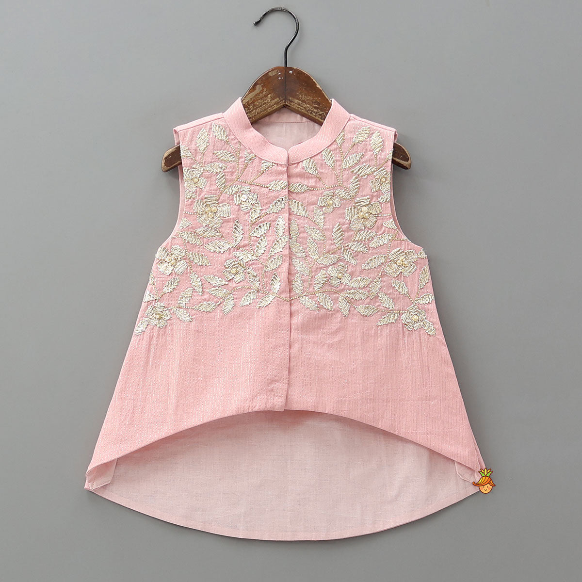 Charming High Low Kurti And Coordinated Palazzo
