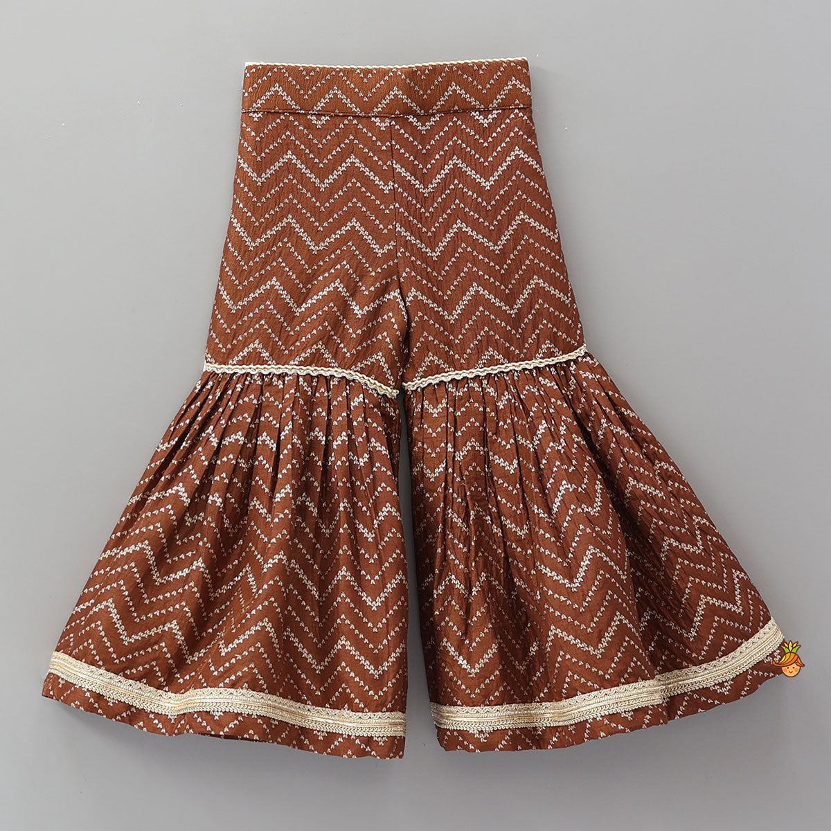 Gorgeous Halter Neck Kurti With Sharara And Dupatta