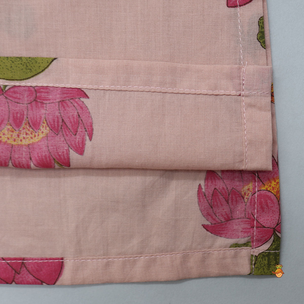 Floral Printed Soft Cotton Kurta And Pyjama
