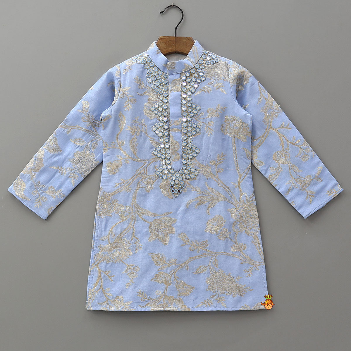 Exquisite Mirror Embellished Kurta And Pyjama