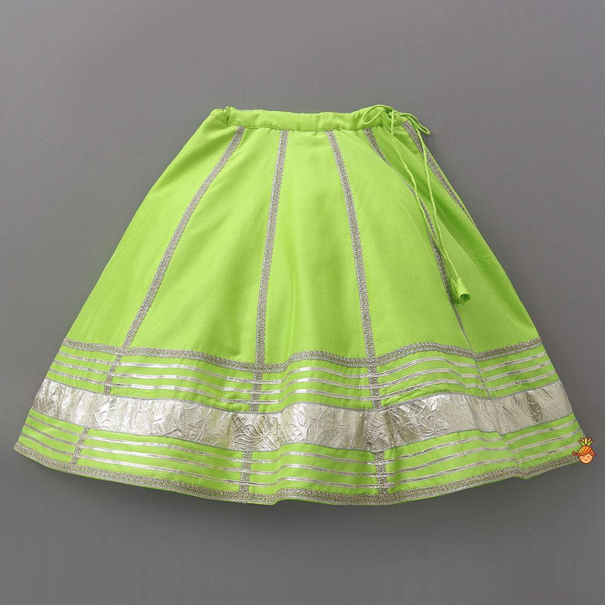 Stylish Embellished Crop Top With Lehenga