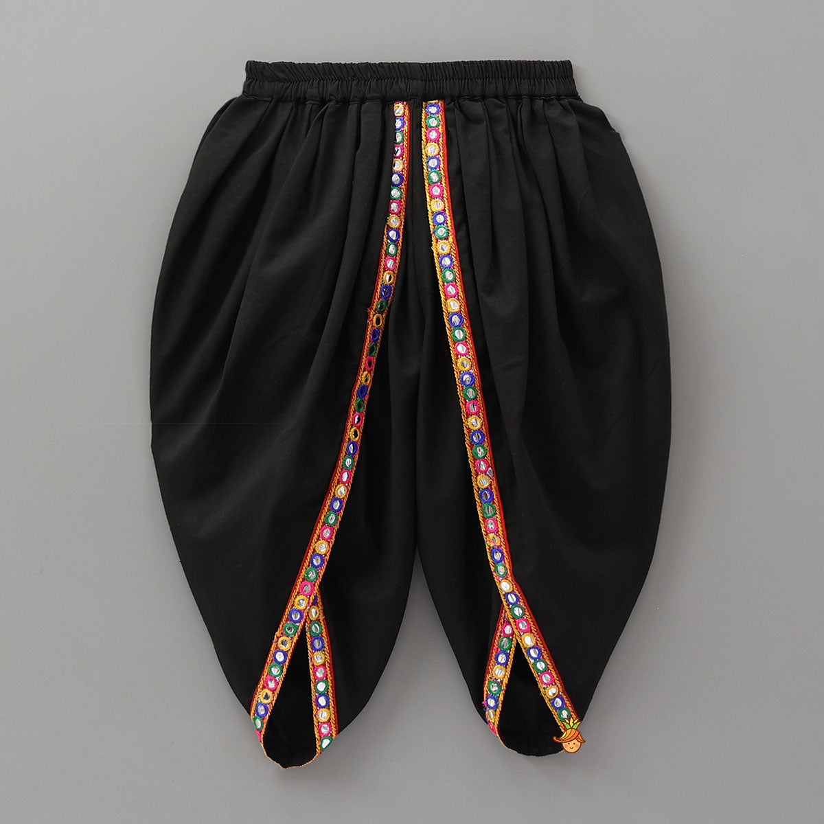 Inner Top And Jacket Style Side Tie Up Top With Dhoti
