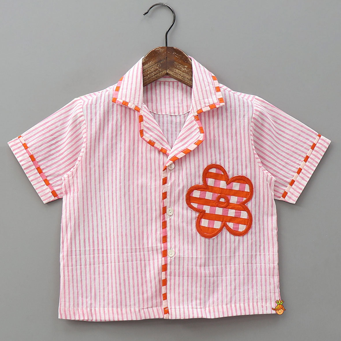 Striped Printed Floral Sleepwear