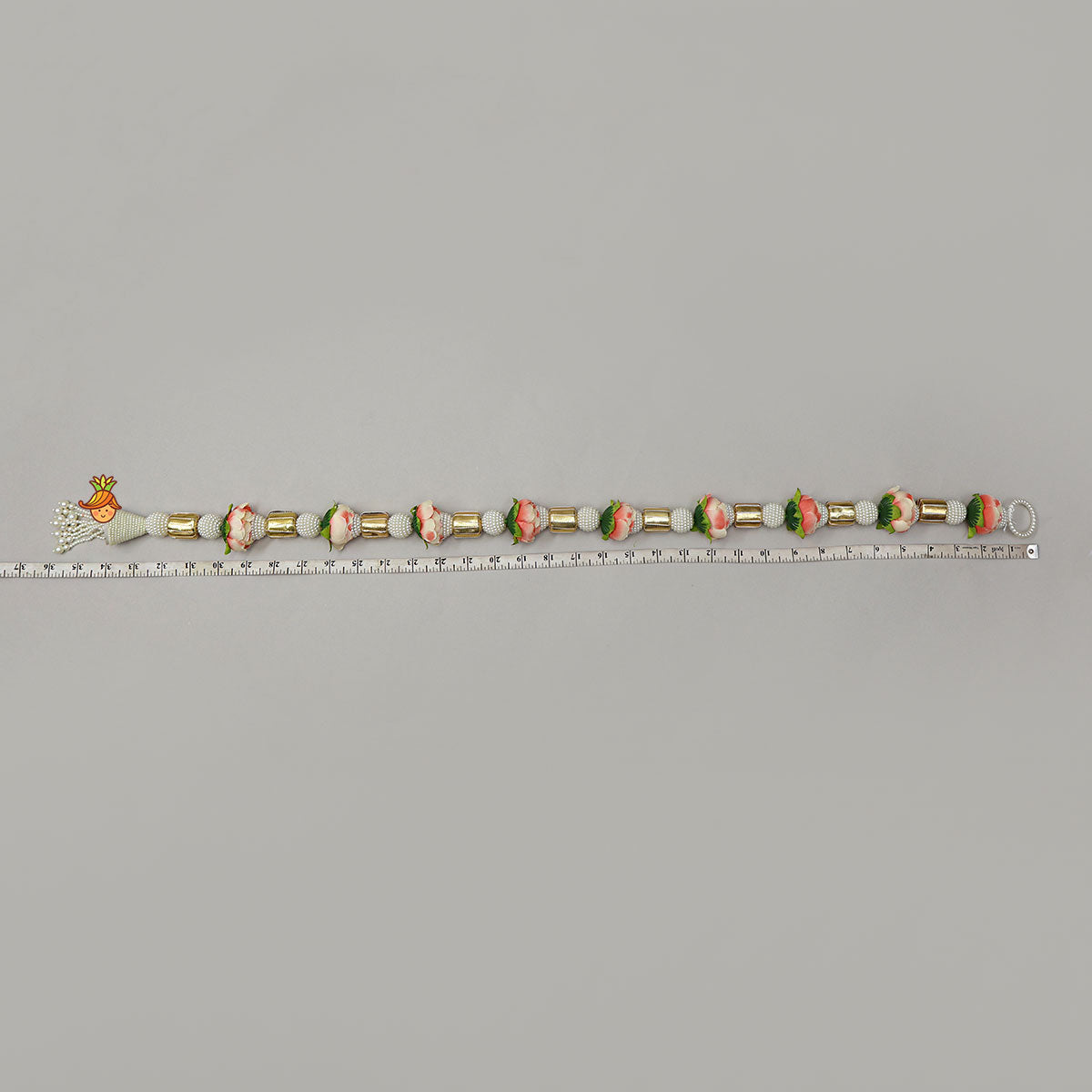 Floral And Lace Embellished Festive Latkans - Set Of 12