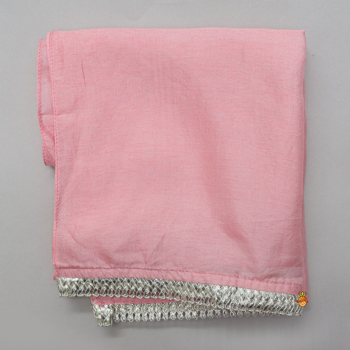 Gota Embroidered Strappy Top With Flared Lehenga And Matching Dupatta