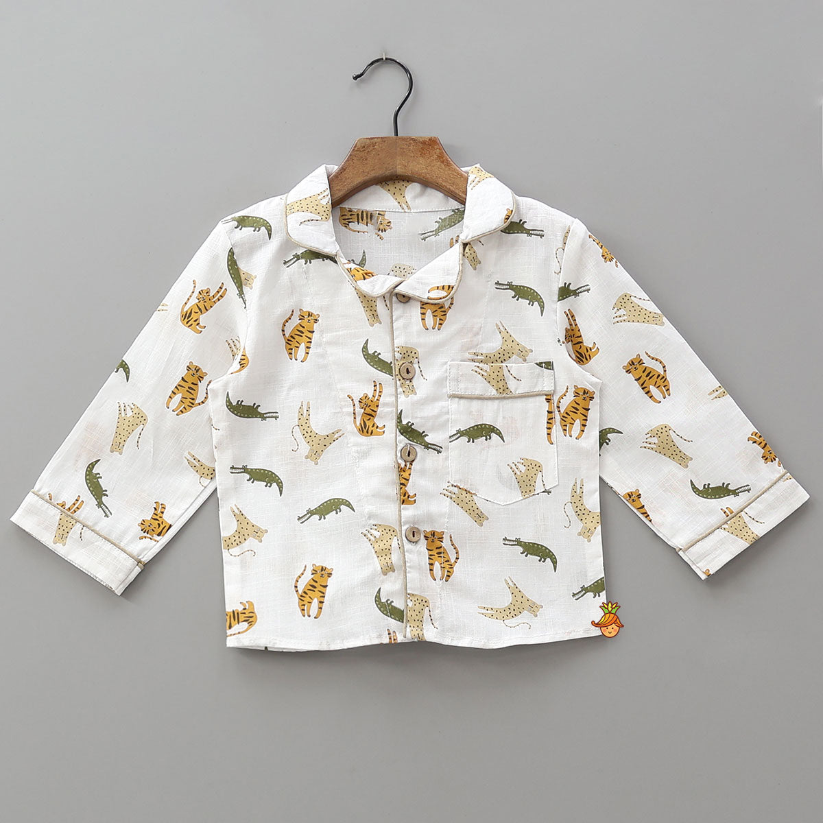 Animal Motif Printed Sleepwear
