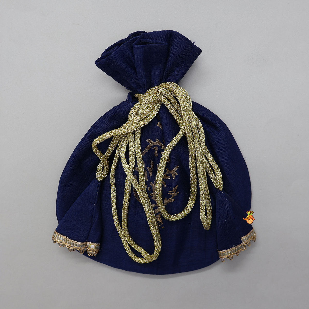 Classic Flap Anarkali With Dupatta And Potli Bag