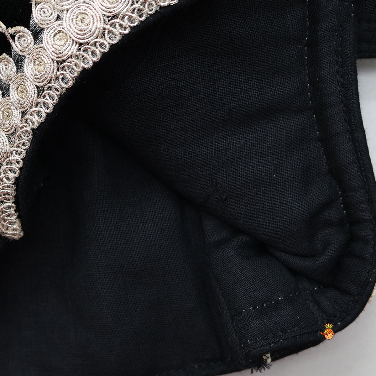 Velvet Top And Contrasting Shimmery Lehenga