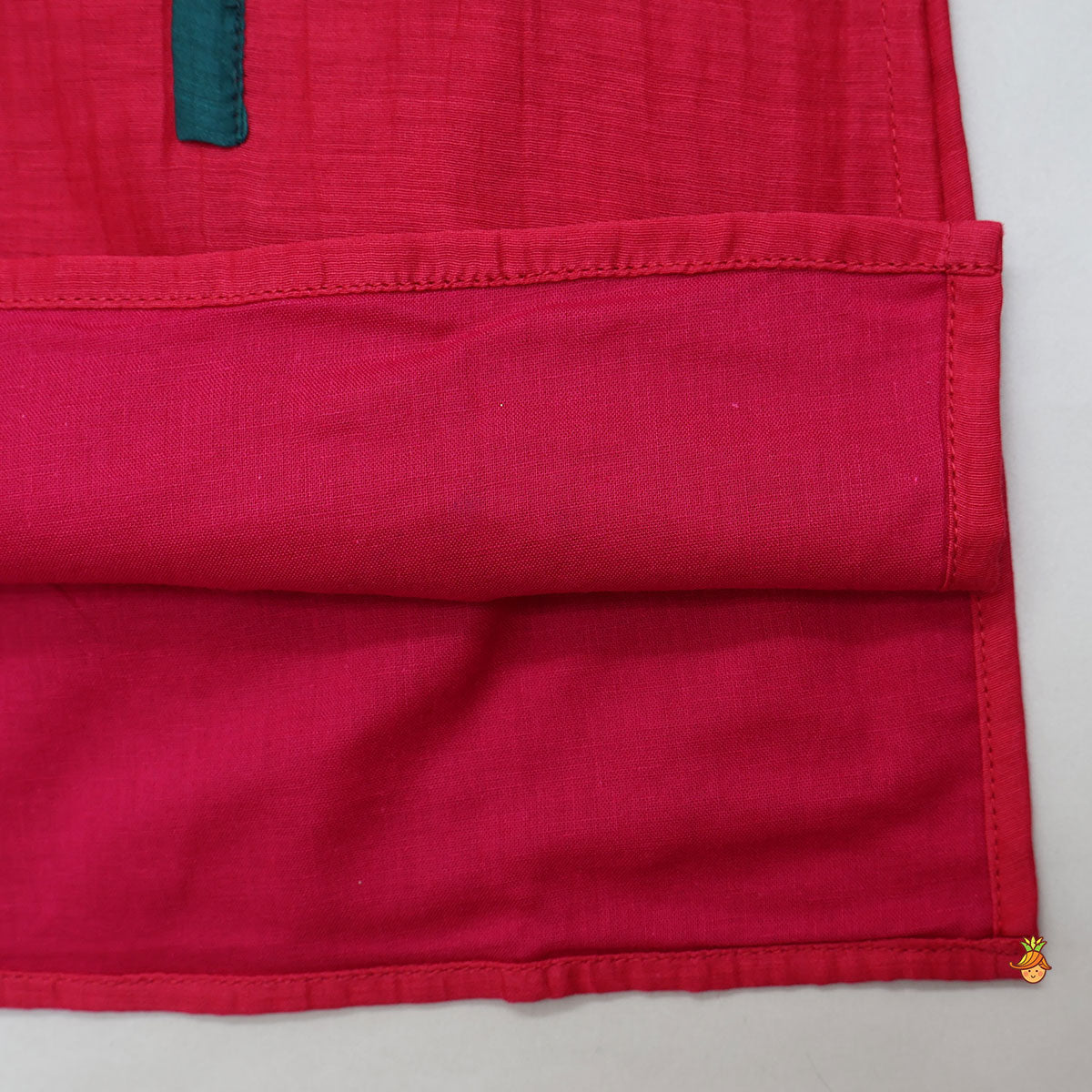 Embroidered Front Placket Kurta And Pyjama
