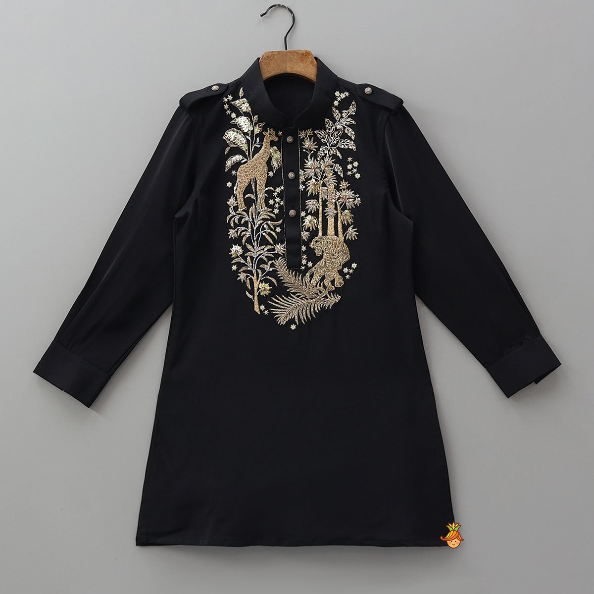 Detailed Embroidered Stylish Kurta And Pant