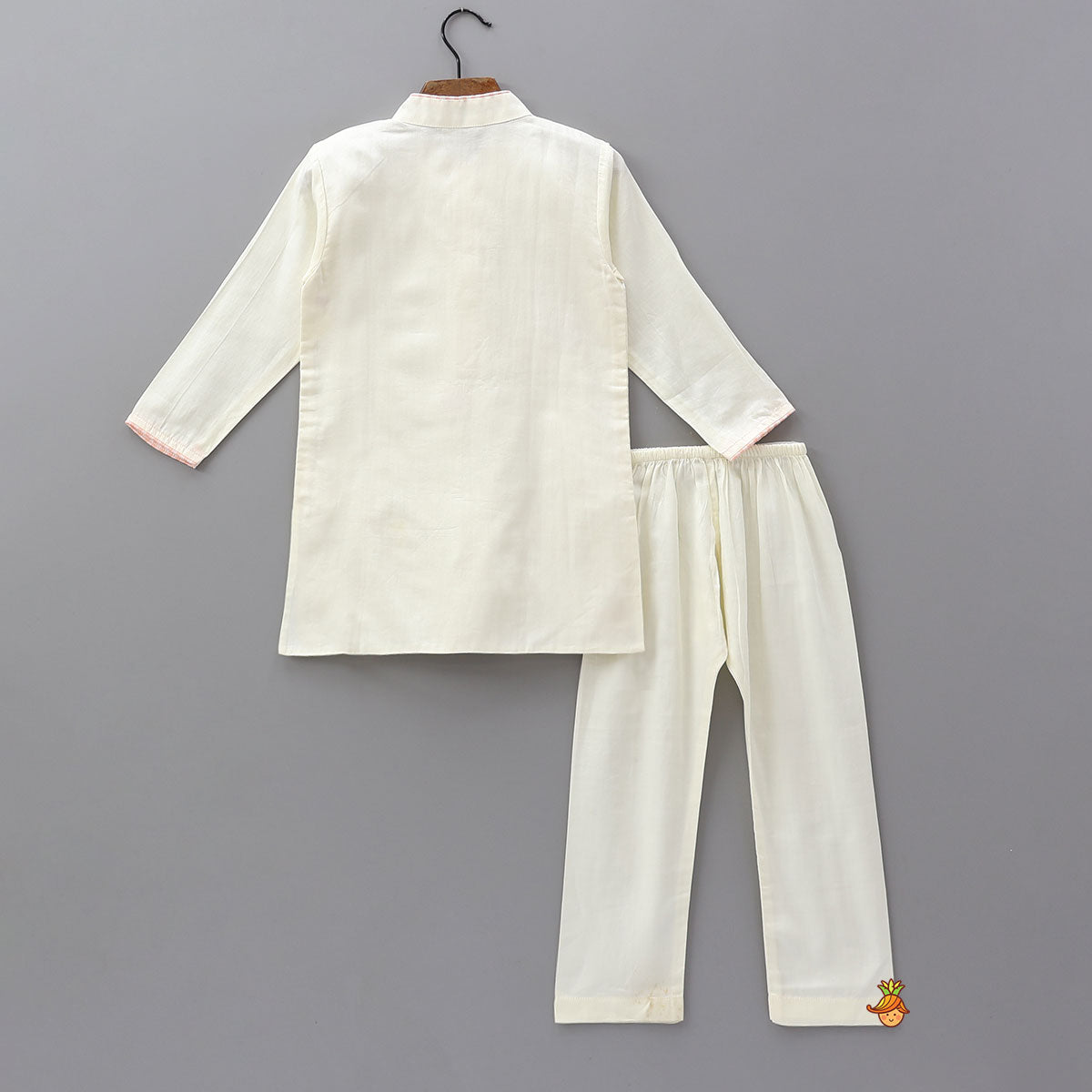 Bead Embroidered Kurta And Pyjama