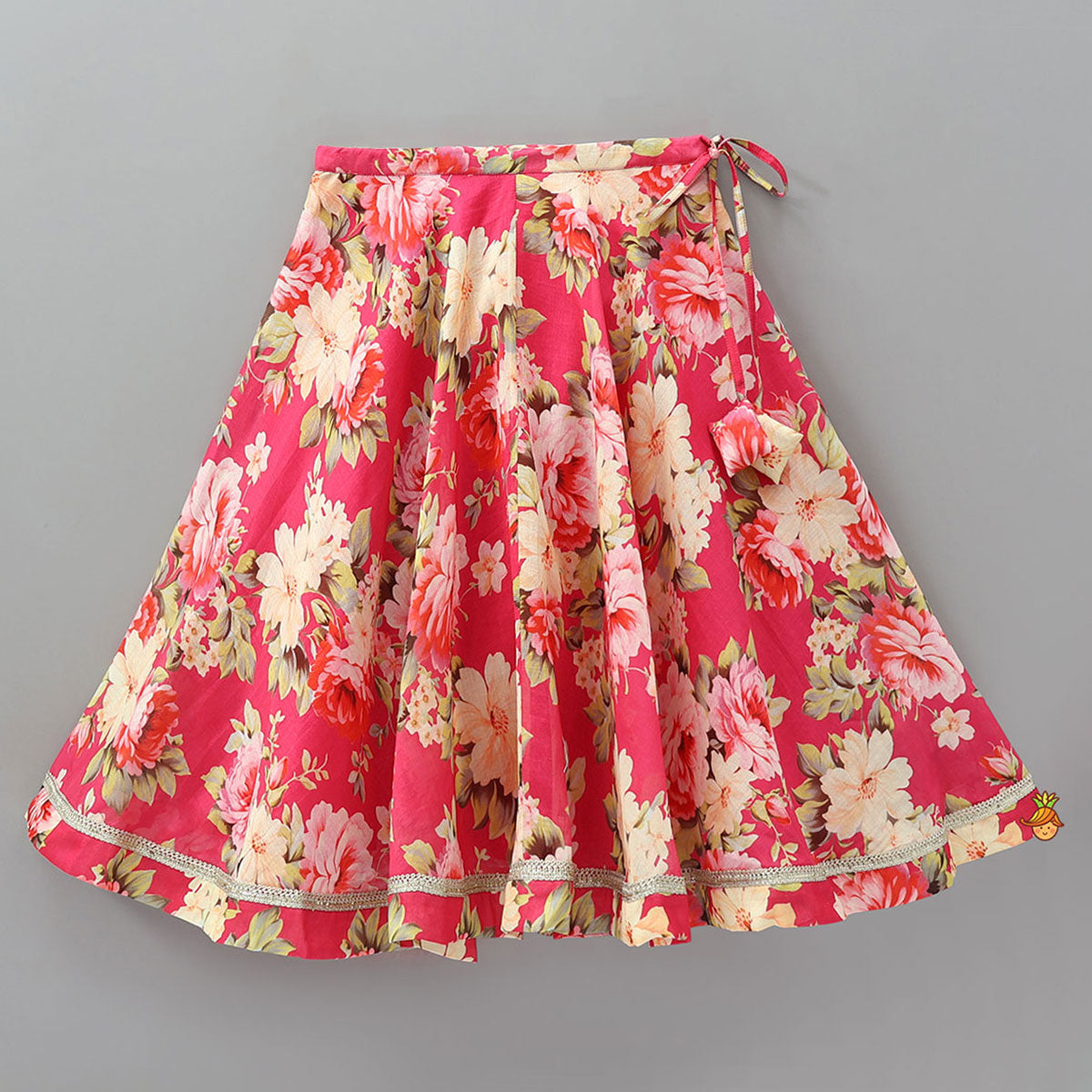 Floral Charm Top And Lehenga With Dupatta