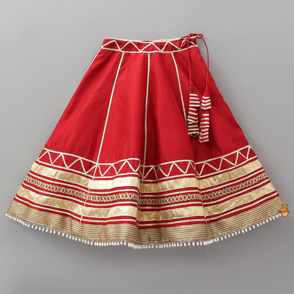 Heavily Embroidered Crop Top And Lehenga With Dupatta