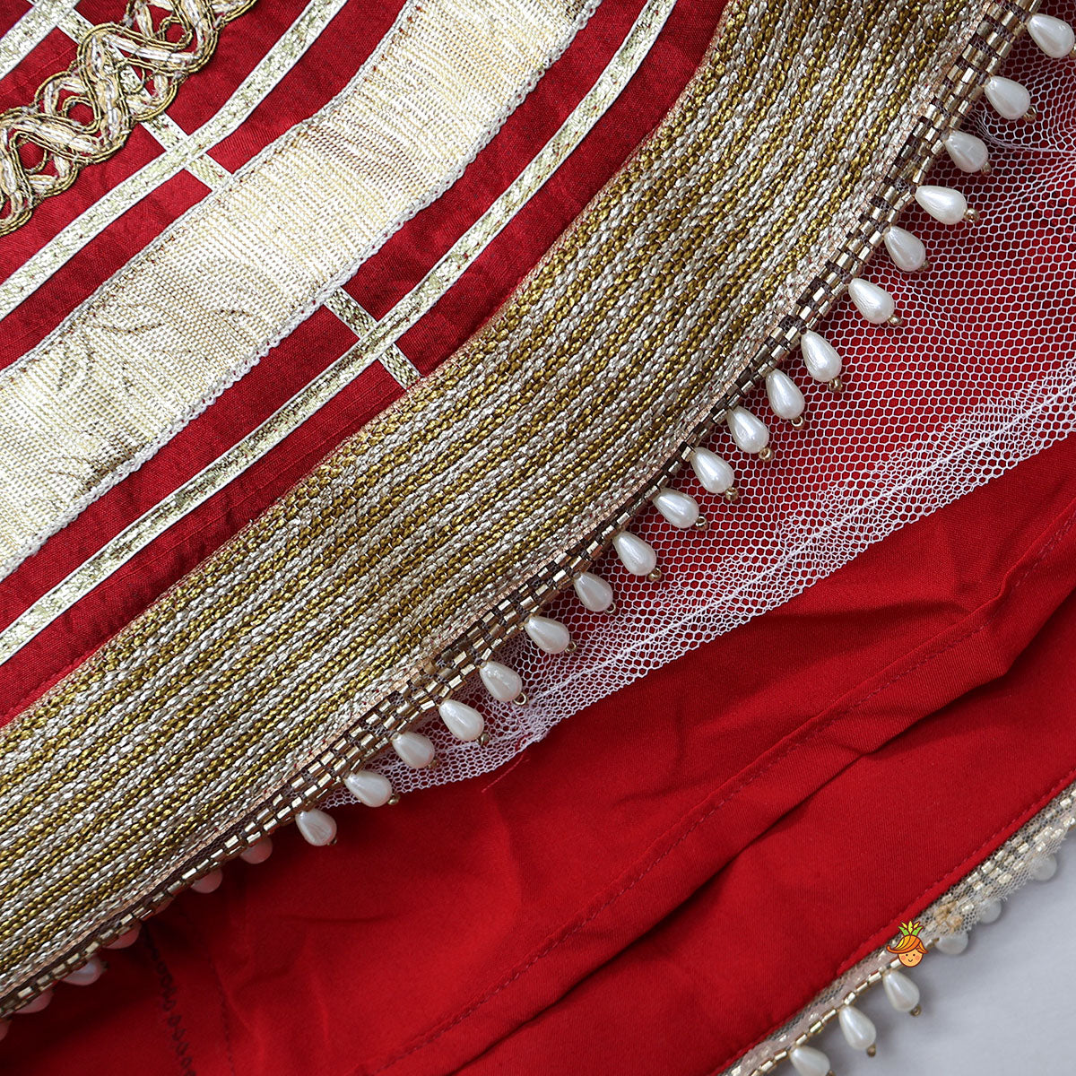 Heavily Embroidered Crop Top And Lehenga With Dupatta