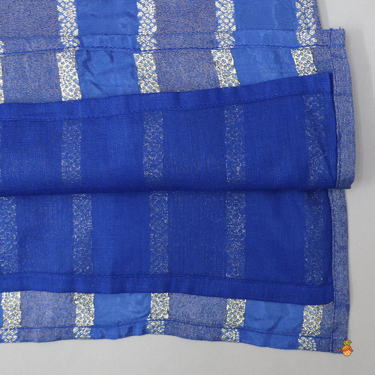 Festive Shimmer Panel Ethnic Kurta With Pyjama