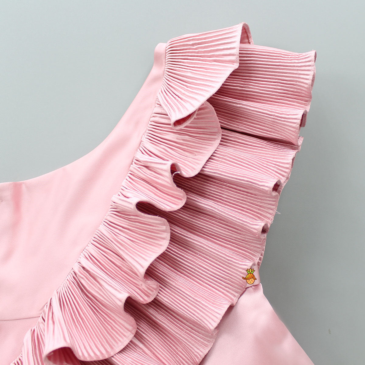 Statement Pleated Ruffled Dress