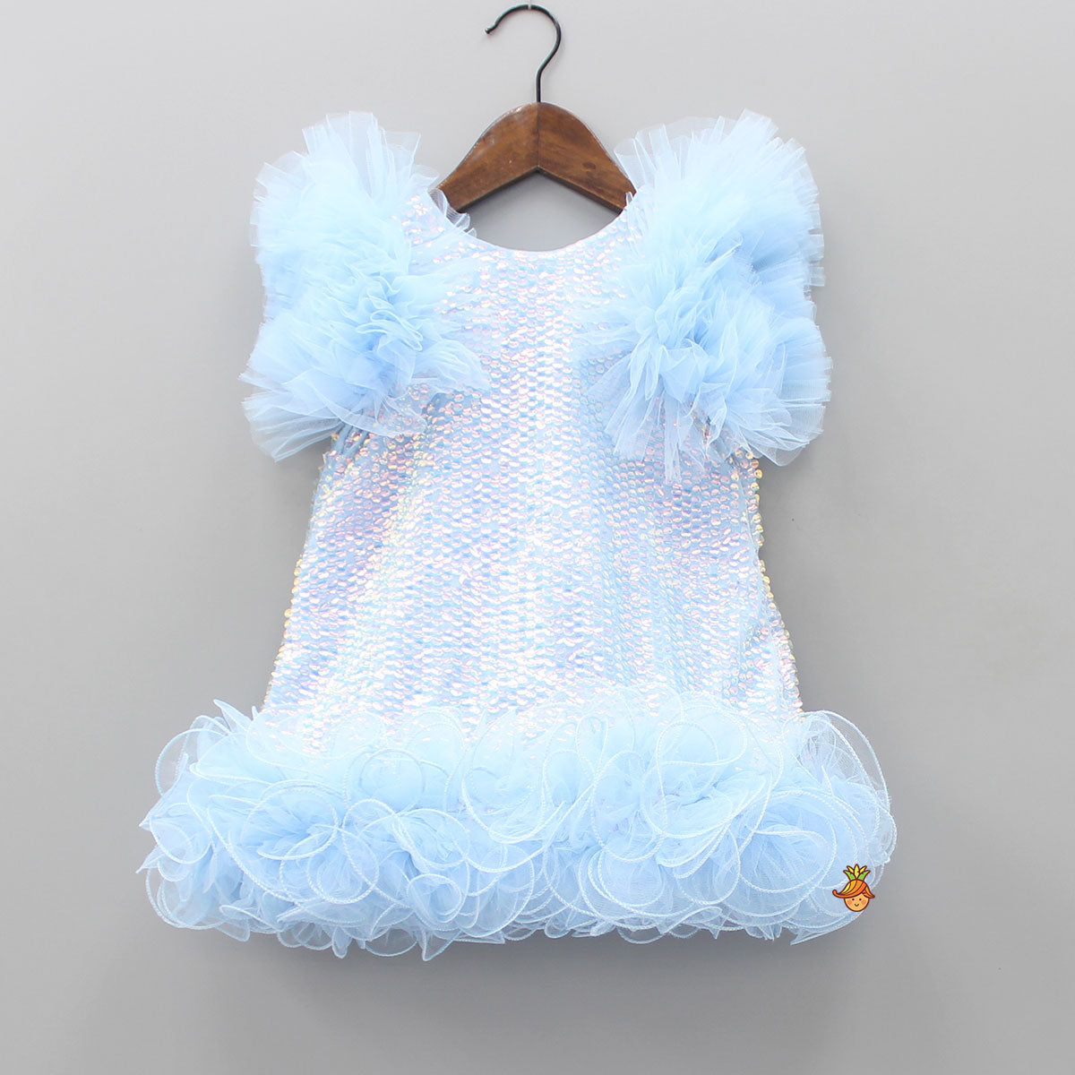 Pre Order: Blue Shimmery Sequin Dress