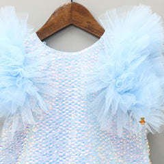 Pre Order: Blue Shimmery Sequin Dress