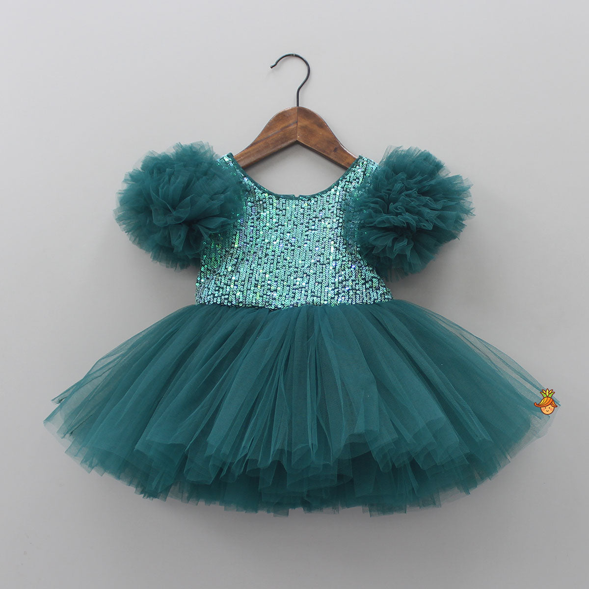 Pre Order: Frilled Sequin Party Dress