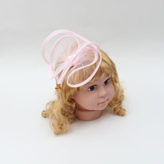 Pink Pearly Twisted Hair Clip