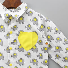 Pre Order: Elephant Printed Shirt