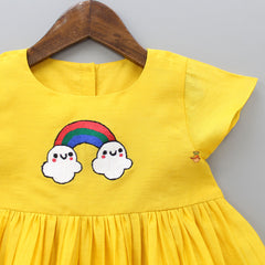 Pre Order: Cloud And Rainbow Embroider Dress