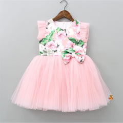 Pre Order: Exquisite Floral Printed Frilly Dress