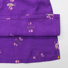Pre Order: Honey Bee Printed Purple Kurta And Churidar