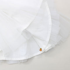 Pre Order: Beautiful White Frilly Dress