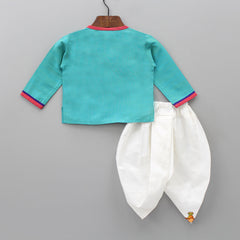 Pre Order: Cute Ice Cream Patch Work Top And Dhoti