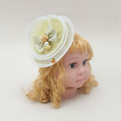 Hair Clip With Cutdana Work And Fancy Shimmery Bow