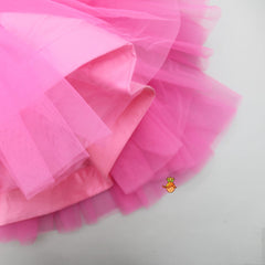 Lovely Dessert Printed Pink Dress