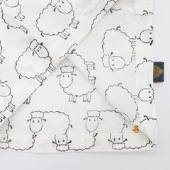 Sheep Hand Block Printed Shirt And Grey Pant