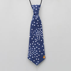 Navy Blue Starry Tie