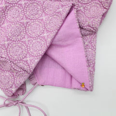 Pre Order: Lilac Chikankari Embroidered Top And Lehenga With Dupatta