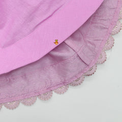 Pre Order: Lilac Chikankari Embroidered Top And Lehenga With Dupatta