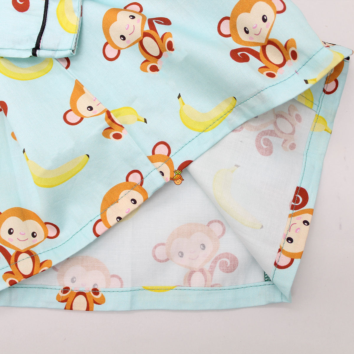 Monkey And Banana Printed Sleepwear Set