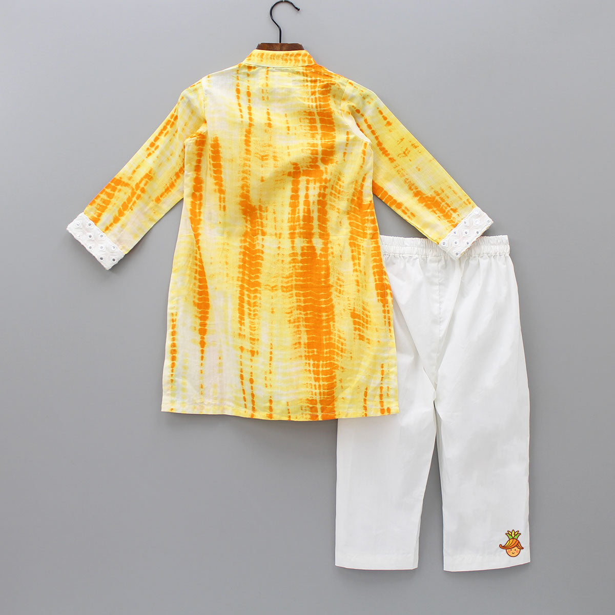 Yellow Ombre Shaded Kurta And Pant Pajama - Smriti- Fabilicious Fashion