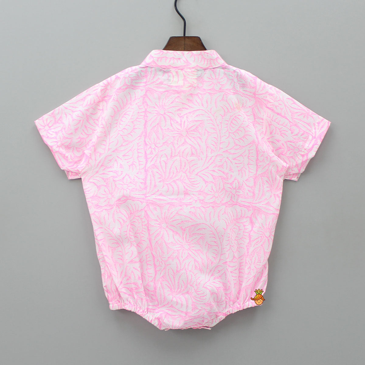 Floral Printed Taffy Pink Bodysuit