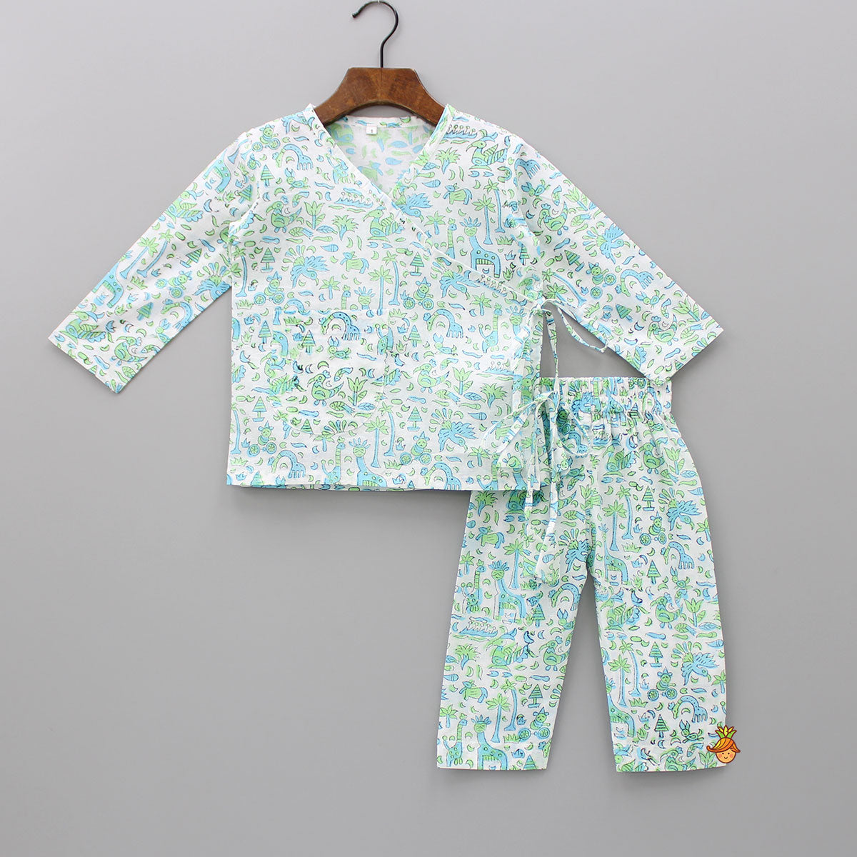 Pre Order: Jungle Theme Printed Multicolour Sleepwear
