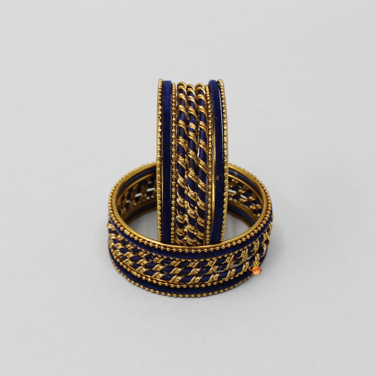 Navy blue thread bangles Clearance