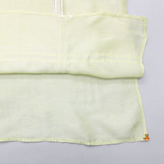 Pre Order: Green Side Zipper Kurta And Pyjama