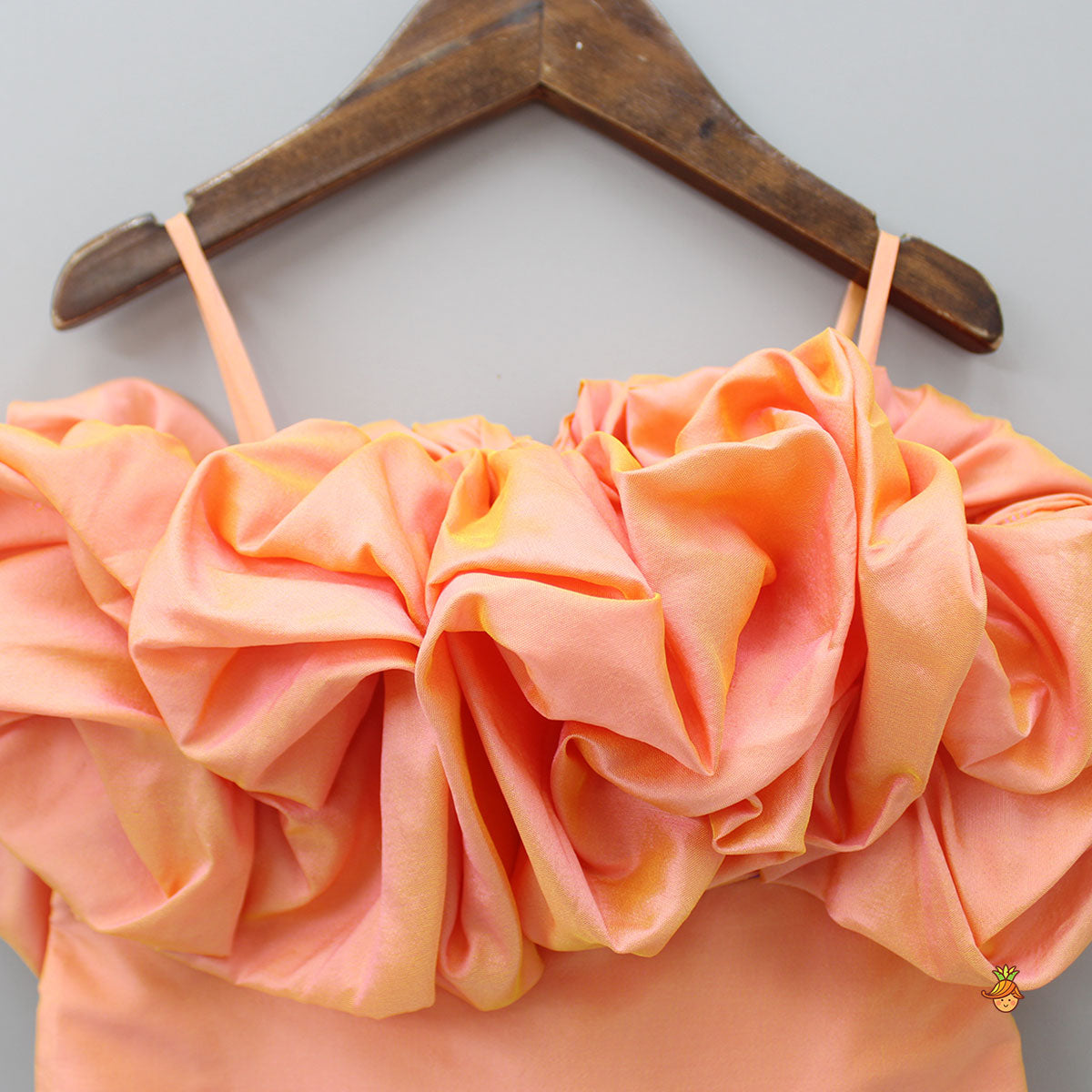 Peach spaghetti strap outlet dress