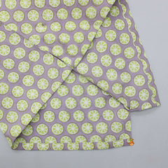 Lemony Lemon Hand Block Printed Pure Cotton Sleepwear