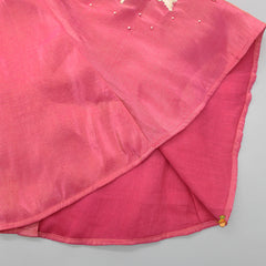 Pre Order: Stunning Gota Work Pink Top And Palazzo